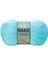 5 Adet Premium Akrilik El Örgü Ipi Yünü Renk NO:10535 Açık Turkuaz 2