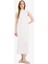 Regular Fit Yarım Balıkçı Yaka Basic Düz Kolsuz Maxi Elbise D4898AX25HS 2