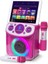 Sparkle Taşınabilir Karaoke Hoparlör Pembe 2