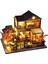 Dıy Ahşap Dollhouse ve Minyatür Mobilya C-Japanese Garden House 1