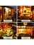 Dıy Ahşap Dollhouse ve Minyatür Mobilya C-Japanese Garden House 4