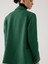 Kazayağı Desen Kruvaze Yeşil Oversize Blazer Ceket 4