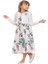 Kids G01640-902 Kız Çocuk Şifon Çicekli Bolero Takım Elbise - Gülücük - Mavi - ST01640-MAVI-9 Yaş 1