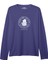 Unisex Bisiklet Yaka Sherlock Holmes Baskılı Saks Mavi Sweatshirt – Modern Tasarım, Günlük ve Spor Giyime Uygun 1
