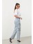 Kargo Cepli Jean Pantolon Buz Mavi 8