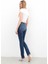 Kadın Likralı Slim Jean Pantolon Mavi 5