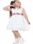 Kids G01631-433 Kız Çocuk Keten Jile Elbise - Gülücük - Pembe - ST01631-PEMBE-8 Yaş 1