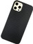 Iphone 12 Pro Max Kılıf Karbon Pp Silikon - Siyah Dpmah 3