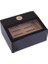 Yarım Cam Tavan Puro Humidor / Puro Saklama Kutusu - Siyah 0199 1