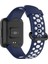 Xiaomi Redmi Watch 2 Spor Delikli Kordon - Lacivert-Beyaz Dpmah 2