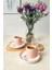 Elegant Blossoms Pembe Kahve Takımı 4 Parça 2 Kişilik 21793 2