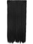 Isıya Dayanıklı Yarımay Çıt Çıt Saç - 1b - Siyah - Düz - 60 cm - 110 gr 3