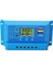 Güneş Şarj Kontrol Cihazı Pwm LCD Ekran Parametre Ayarlanabilir 2 USB Güneş Şarj Regülatörü Mavi 12V 24V (Yurt Dışından) 1