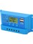 Güneş Şarj Kontrol Cihazı Pwm LCD Ekran Parametre Ayarlanabilir 2 USB Güneş Şarj Regülatörü Mavi 12V 24V (Yurt Dışından) 3