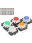 50 Adet Mini Anlık Basmalı Düğme Sıfırlanabilir Kırmızı Sarı Mavi Yeşil Beyaz LED Lambalı Dokunsal Anahtar Dc 12V (Yurt Dışından) 4