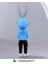 Bugs Bunny Figürü - Renkli - Özel Tasarım 36 cm (Mavi 2