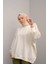 3044 - Rahat, Salaş Basic Kadın Uzun Sweatshirt 2