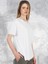 Bisiklet Yaka Beyaz Basic Tshirt 1