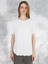 Bisiklet Yaka Beyaz Basic Tshirt 2
