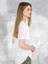 Bisiklet Yaka Beyaz Basic Tshirt 3