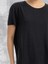 Bisiklet Yaka Siyah Basic Tshirt 4