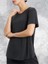Bisiklet Yaka Siyah Basic Tshirt 1