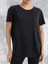 Bisiklet Yaka Siyah Basic Tshirt 4
