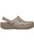 210927 Classic Floral Cut Out Clog Karamel Unisex Terlik 2