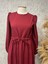 25Y61082 Elbise Etek Arası Dantelli Astarlı - Rita - 25Y61082 - Bordo - 36 2