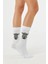 Kadın Pamuklu Özel Desenli Dikişsiz Yumuşak Dokulu Terletmez Rahat Esnek Soket Çorap 2