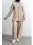 5027 Ceketli Pant. Takım - Bej 2