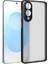 Samsung Galaxy S25 Edge Kılıf Tpu Arkası Mat Hux Silikon 1