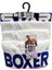 3lü Beyaz Erkek Beli Kemerli Lycralı Boxer 1