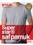 Erkek Gri Saf Pamuk Sıfır Yaka Kısakol T-Shirt ( Fanila ) 1