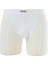 Erkek Beyaz Modal Beli Kemerli Uzun Boxer 2