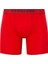 Erkek 3'lü Boxer Set Kırmızı-Gri Melanj-Lacivert 2