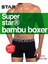 3 Lü Erkek Organik Bambu Beli Kemerli Boxer 1