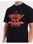 Erkek Siyah Oversize Star Paris Baskılı T-Shirt 2