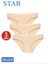 Kadın 3 Lü Ten Modal Iz Yapmaz Bikini Külot 1