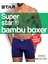 3 Lü Erkek Organik Bambu Pamuklu Kemer Boxer 4