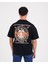 Erkek Oversize Dart Logolu T-Shirt 2