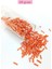 Uzun Boru Kesme Boncuk Çap 2mm Uzunluk 10 mm - 60 Gram - Turuncu Beyaz - Bnc294 1