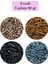 Uzun Boru Kesme Boncuk Çap 2mm Uzunluk 10 mm - 4 Renk - Toplam 80 Gram - Bnc426 1