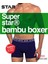 3 Lü Erkek Organik Bambu Beli Kemerli Boxer 3