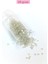 Dökme Cam Kum Boncuk (8/0) 3 mm - 60 Gram - Şeffaf Beyaz - Bnc197 1