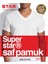 3 Lü Erkek Saf Pamuk Kısakol V Yaka T-Shirt 1