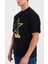 Erkek Oversize Yıldız Baskılı T-Shirt 1