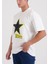 Erkek Oversize Yıldız Baskılı T-Shirt 4