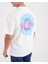 Erkek Oversize Alev Baskılı T-Shirt 3
