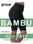 3 Lü Bambu Kadın Diz Üstü Kısa Tayt 1